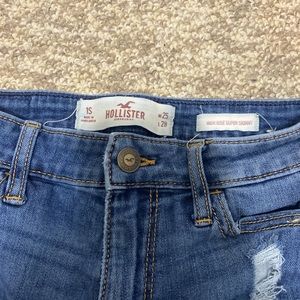 high rise super skinny jeans